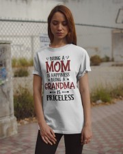 Being A Mom Is Happiness Being A Grandma Is Priceless Classic T-Shirt apparel-classic-tshirt-lifestyle-18