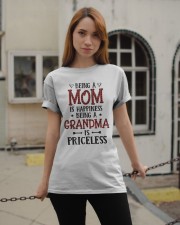 Being A Mom Is Happiness Being A Grandma Is Priceless Classic T-Shirt apparel-classic-tshirt-lifestyle-19