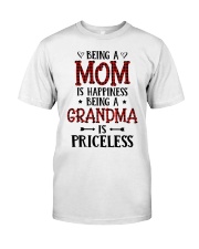 Being A Mom Is Happiness Being A Grandma Is Priceless Premium Fit Mens Tee tile