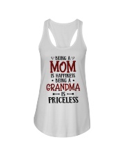 Being A Mom Is Happiness Being A Grandma Is Priceless Ladies Flowy Tank tile