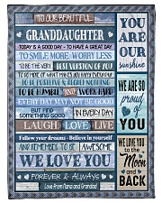 WE LOVE YOU - BEST GIFT FOR GRANDDAUGHTER Small Fleece Blanket - 30" x 40" front