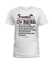 5 THINGS ABOUT MY BOOBOO Ladies T-Shirt tile