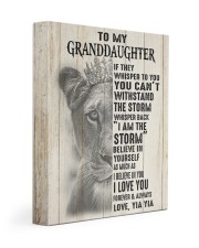 I AM THE STORM - GREAT GIFT FOR GRANDDAUGHTER 11x14 Gallery Wrapped Canvas Prints front