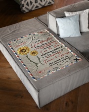 LOVELY BLANKET FOR YOUR GRANDDAUGHTER FROM GRANDMA Small Fleece Blanket - 30" x 40" aos-coral-fleece-blanket-30x40-lifestyle-front-03
