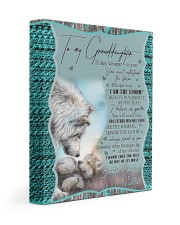 I AM THE STORM - GRANDMA TO GRANDDAUGHTER 11x14 Gallery Wrapped Canvas Prints front