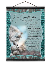 I AM THE STORM - GRANDMA TO GRANDDAUGHTER Hanging Canvas tile