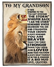 IF FATE WHISPERS TO YOU-GRANDMA TO GRANDSON Small Fleece Blanket - 30" x 40" front