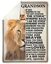 IF FATE WHISPERS TO YOU-GRANDMA TO GRANDSON Sherpa Fleece Blanket tile