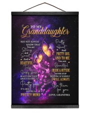 I WILL ALWAYS BE THERE - GRANDMA TO GRANDDAUGHTER Hanging Canvas tile