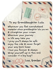 STRAIGHTEN YOUR CROWN - GIFT GRANDDAUGHTER LULU Sherpa Fleece Blanket tile
