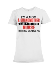 AND A RETIRED - PERFECT GIFT FOR NURSE Premium Fit Ladies Tee tile