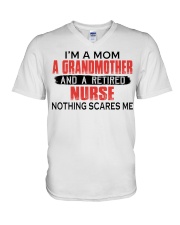 AND A RETIRED - PERFECT GIFT FOR NURSE V-Neck T-Shirt tile
