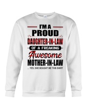 I'M A PROUD DAUGHTER-IN-LAW Crewneck Sweatshirt tile