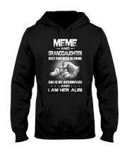 MEME AND GRANDDAUGHTER - BEST PARTNERS IN CRIME Hooded Sweatshirt tile