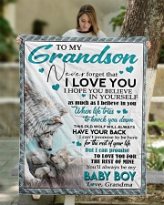 Believe In Yourself - Amazing Gift For Grandson Quilt 50"x60" - Throw aos-quilt-50x60-lifestyle-front-01