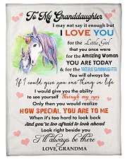 HOW SPECIAL YOU ARE TO ME - BEST GIFT FOR GRANDDAUGHTER Small Fleece Blanket - 30" x 40" front