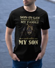 MY FAMILY - LOVELY GIFT FOR SON-IN-LAW Classic T-Shirt apparel-classic-tshirt-lifestyle-front-46