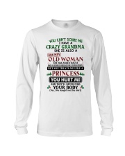 I HAVE A CRAZY GRANDMA - BEST GIFT FOR GRANDDAUGHTER Long Sleeve Tee tile