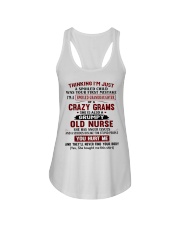 I'M A SPOILED GRANDDAUGHTER OF A CRAZY GRAMS Ladies Flowy Tank tile
