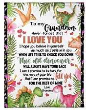 I LOVE YOU - AMAZING GIFT FOR GRANDSON Small Fleece Blanket - 30" x 40" front