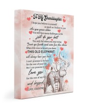 JUST DO YOUR BEST - GIFT FOR GRANDDAUGHTER 11x14 Gallery Wrapped Canvas Prints front