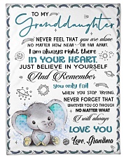 BELIEVE IN YOURSELF - BEST GIFT FOR GRANDDAUGHTER Small Fleece Blanket - 30" x 40" front