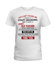 YOU CAN'T SCARE ME - GREAT GIFT FOR GRANDCHILD Ladies T-Shirt tile
