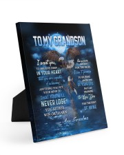 YOU WILL NEVER LOSE - BEST GIFT FOR GRANDSON Easel-Back Gallery Wrapped Canvas tile