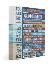 STRAIGHTEN YOUR CROWN - GIFT FOR GRANDDAUGHTER 11x14 Gallery Wrapped Canvas Prints front