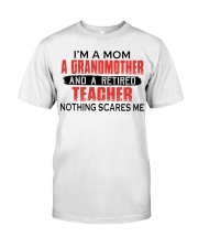 AND A RETIRED - PERFECT GIFT FOR TEACHER Premium Fit Mens Tee tile