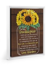 JOY AND PEACE - GRANDMA AND GRANDMA Floating Framed Canvas Prints White tile