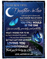 Thank You For Loving My Son - Amazing Gift For Daughter-in-law Large Fleece Blanket - 60" x 80" front