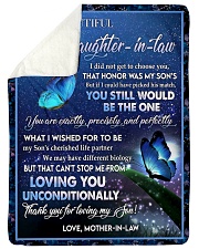 Thank You For Loving My Son - Amazing Gift For Daughter-in-law Sherpa Fleece Blanket tile