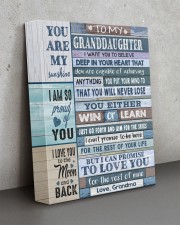 YOU ARE MY SUNSHINE - BEST GIFT FOR GRANDDAUGHTER 11x14 Gallery Wrapped Canvas Prints aos-canvas-pgw-11x14-lifestyle-front-15