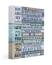 YOU ARE MY SUNSHINE - BEST GIFT FOR GRANDDAUGHTER 11x14 Gallery Wrapped Canvas Prints front