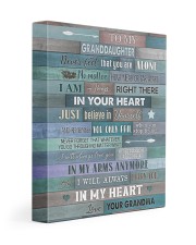 IN MY HEART - SPECIAL GIFT FOR GRANDDAUGHTER 11x14 Gallery Wrapped Canvas Prints front