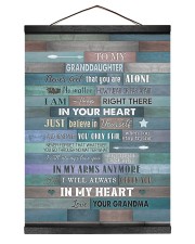 IN MY HEART - SPECIAL GIFT FOR GRANDDAUGHTER Hanging Canvas tile