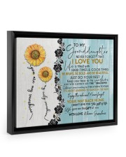 YOU ARE MY SUNSHINE - AMAZING GIFT FOR GRANDDAUGHTER Floating Framed Canvas Prints Black tile