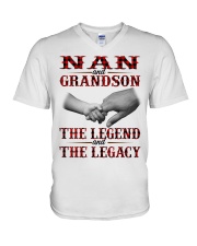 THE LEGEND AND THE LEGACY - BEST GIFT FOR NAN V-Neck T-Shirt tile