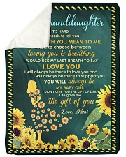 YOU MEAN TO ME - LOVELY GIFT FOR GRANDDAUGHTER Sherpa Fleece Blanket tile