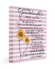 MY LIFE - LOVELY MESSAGE GIFT FOR GRANDDAUGHTER 11x14 Gallery Wrapped Canvas Prints front