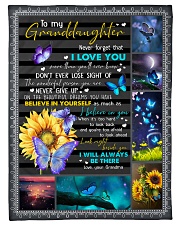 I LOVE YOU - BEST GIFT FOR GRANDDAUGHTER Small Fleece Blanket - 30" x 40" front