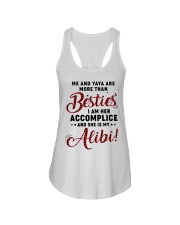 ME AND YAYA ARE MORE THAN BESTIES Ladies Flowy Tank tile