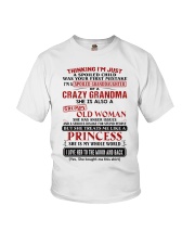 SHE IS WHOLE WORLD - BEST GIFT FOR GRANDDAUGHTER Youth T-Shirt front