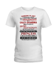 SHE IS WHOLE WORLD - BEST GIFT FOR GRANDDAUGHTER Ladies T-Shirt tile