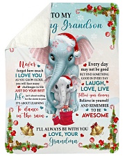 I'LL ALWAYS BE WITH YOU - AMAZING GIFT FOR GRANDSON Sherpa Fleece Blanket tile