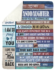 I AM SO PROUD OF YOU - FROM NANA TO GRANDDAUGHTER Sherpa Fleece Blanket tile