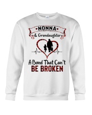 NONNA AND GRANDDAUGHTER A BOND CAN'T BE BROKEN Crewneck Sweatshirt tile