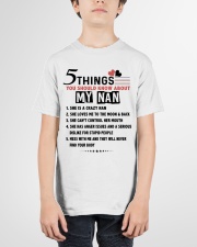 5 THINGS YOU SHOULD KNOW ABOUT MY NAN Youth T-Shirt garment-youth-tshirt-front-01