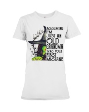 I'M JUST AN OLD GRANDMA - PERFECT GIFT FOR GRANDMA Premium Fit Ladies Tee tile